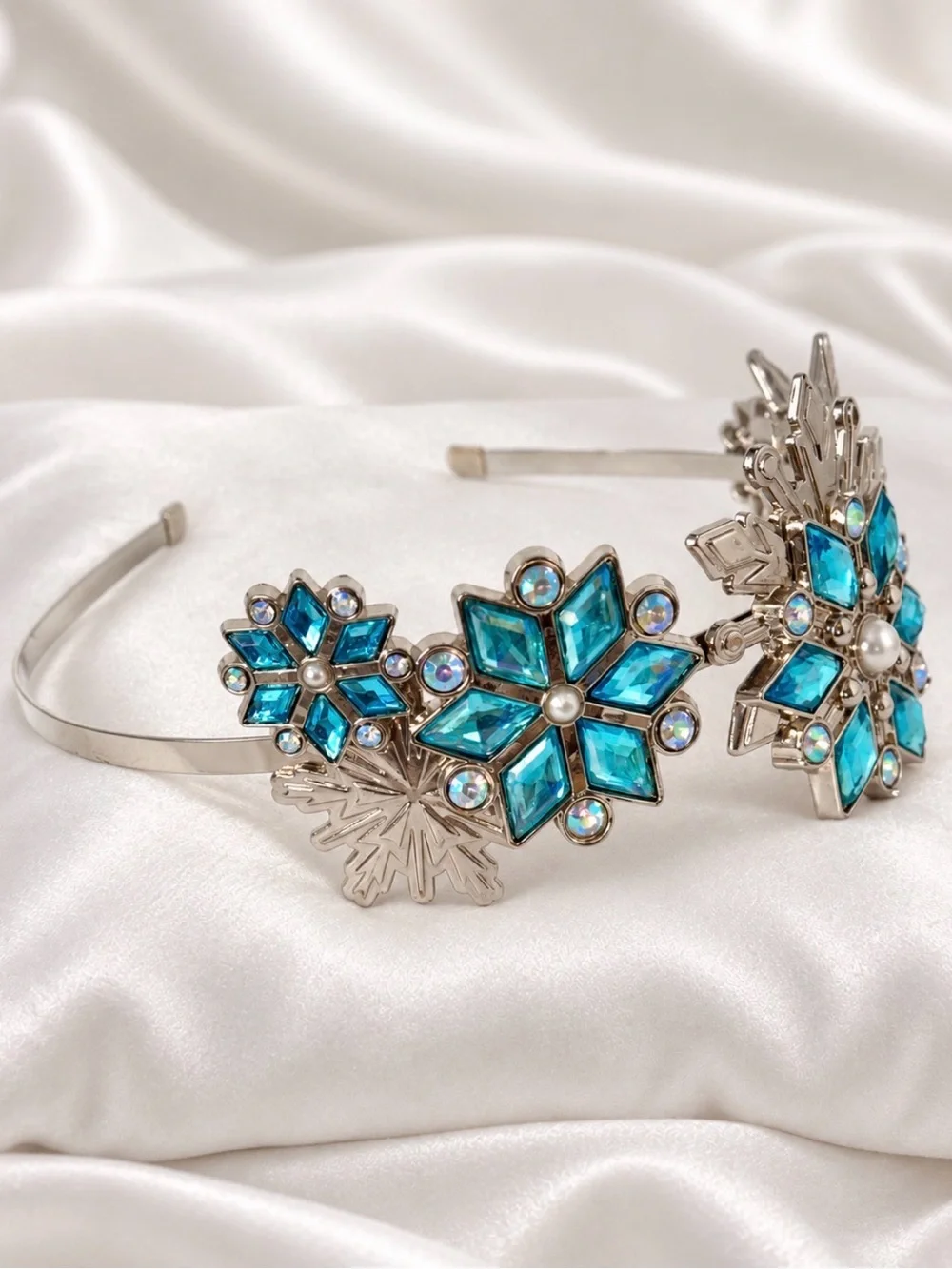Disney Elsa Snowflake Tiara Headband Dress up Costume